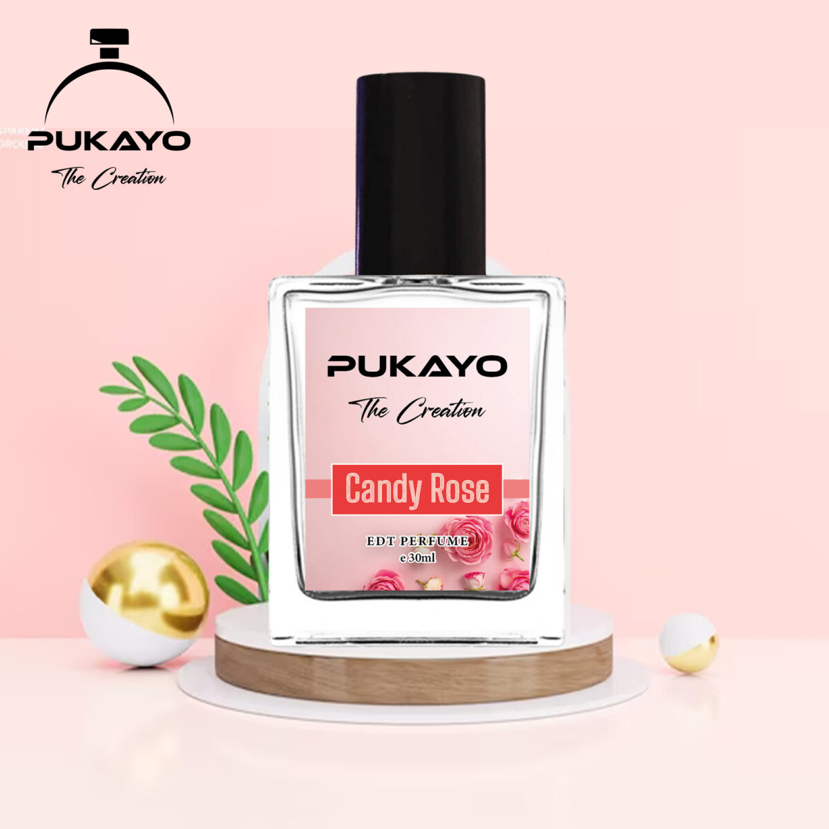 PUKAYO "Mystic Scents of the Past – Candy Rose Perfume Bottle" 30ml